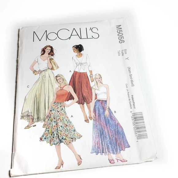 Y2k Midi Maxi Skirt Pattern - Picture 1 of 5
